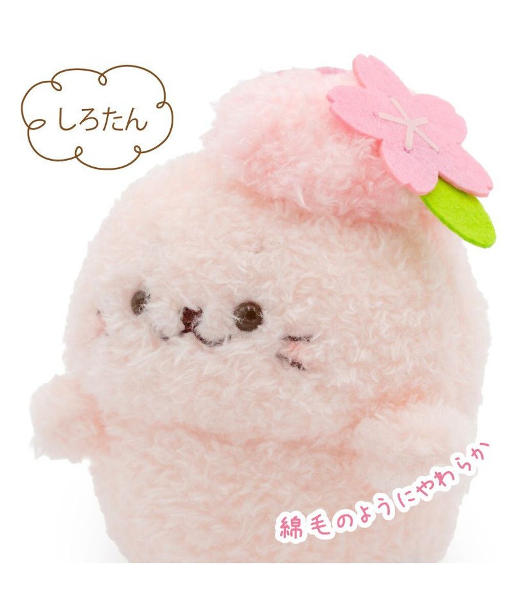 Mother garden しろたん 桜 ぽてぽてマスコット 《しろたん》 単品 