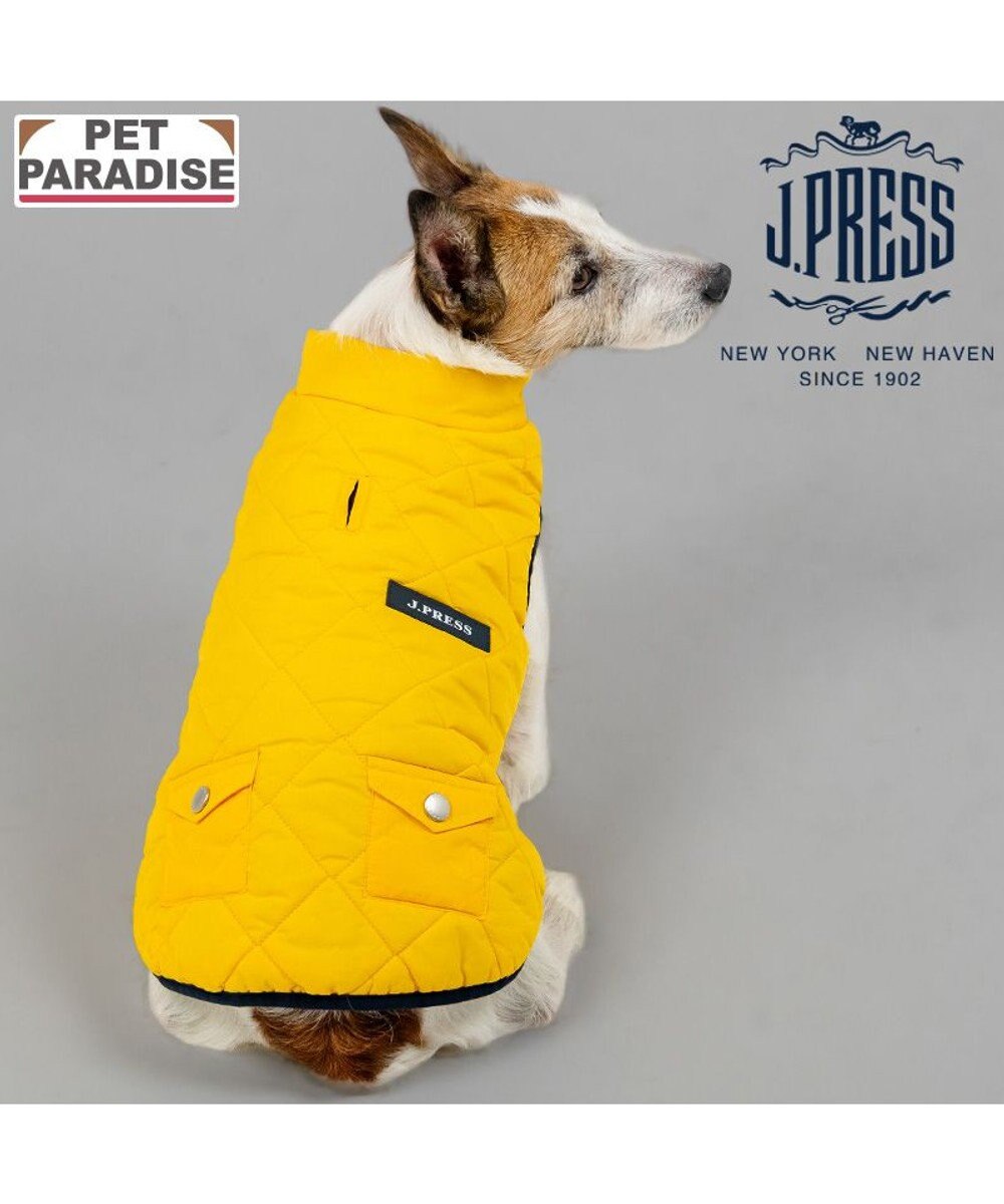 PET PARADISE J.PRESS ダイヤＳＴ 綿入ベスト 《イエロー》 小型犬 
