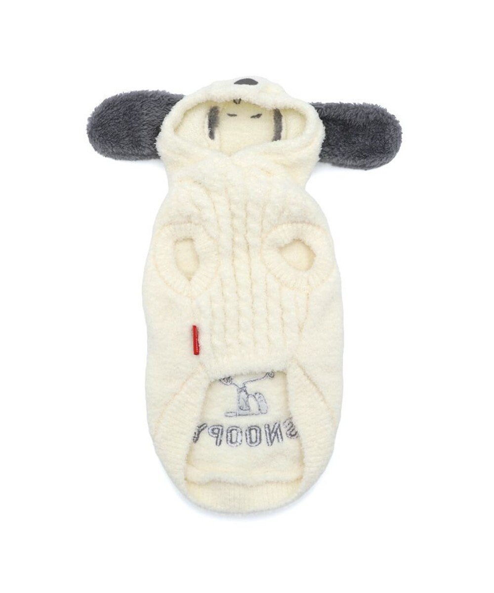 PET PARADISE スヌーピー 遠赤外線 もふもふ パーカー 中型犬 大型犬 