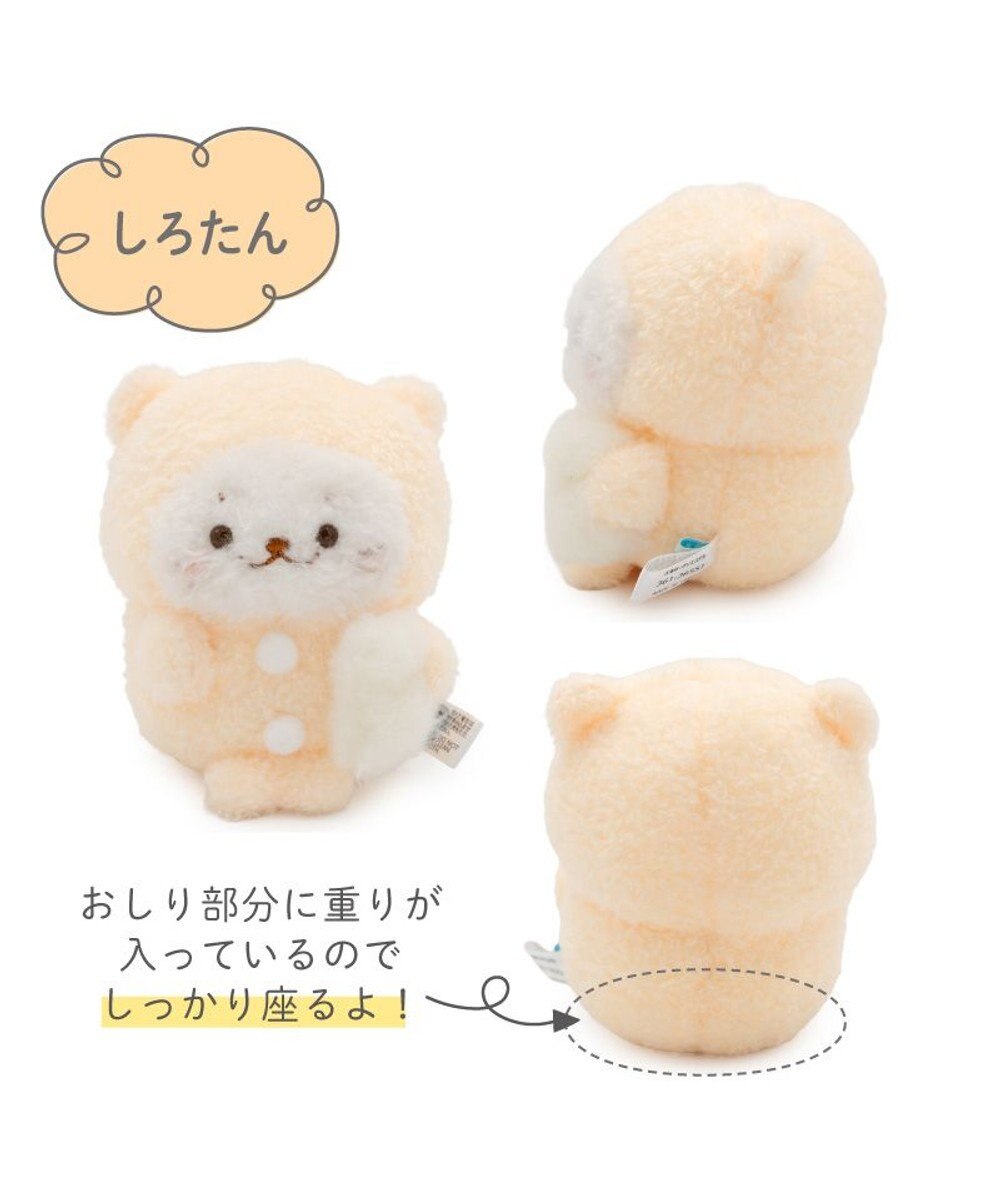 Mother garden しろたん パジャマぽてぽてマスコット 《しろたん》 単品 