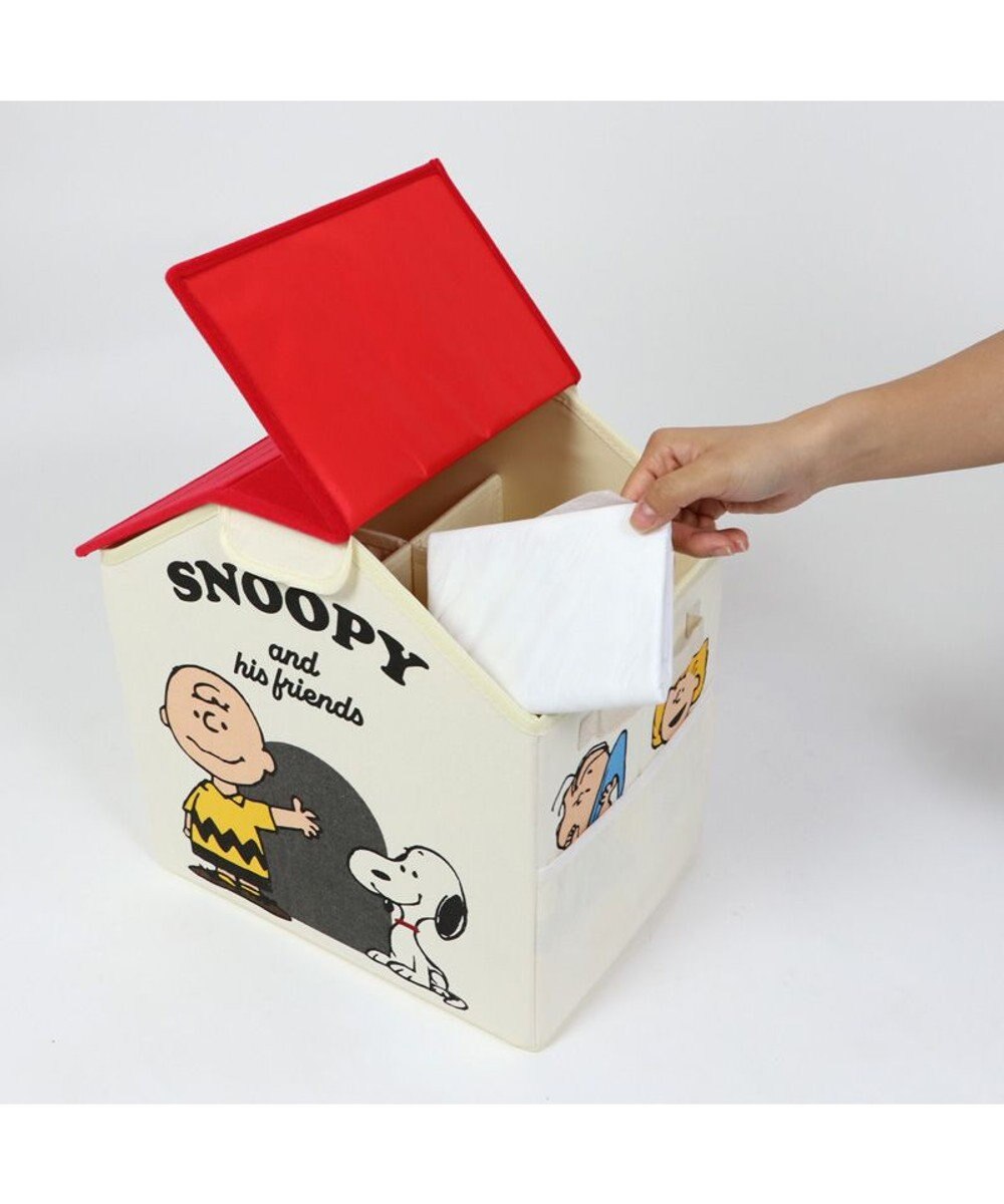 PET PARADISE スヌーピー 赤屋根 収納ボックス 