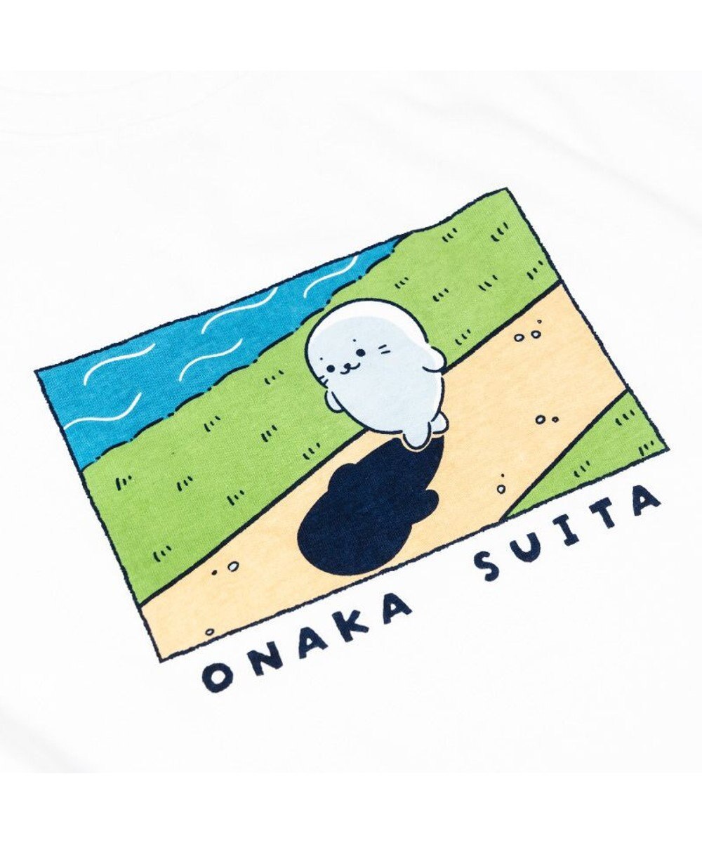 しろたん ビッグTシャツ 半袖 《ONAKA SUITA》 フリーサイズ