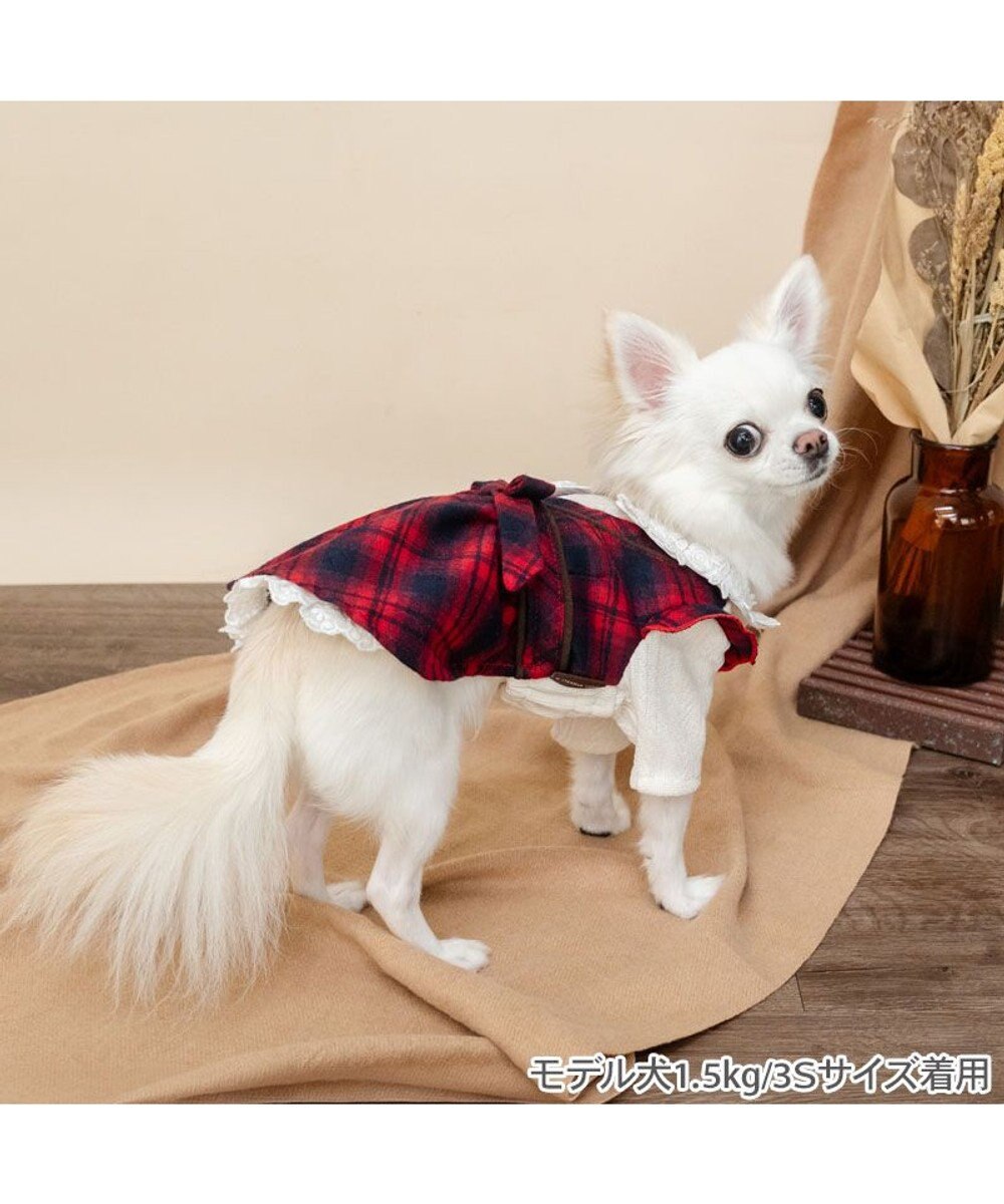 PET PARADISE ペットパラダイス チェック ワンピース 小型犬 