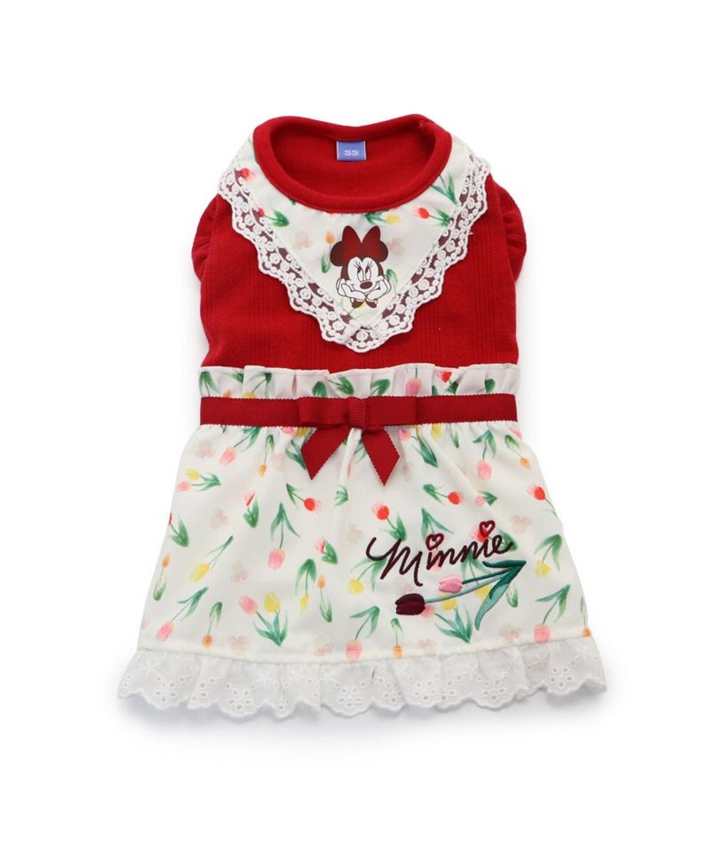 PET PARADISE 犬の服 犬 ディズニー ミニーマウス ワンピース 【小型犬】 チューリップ 