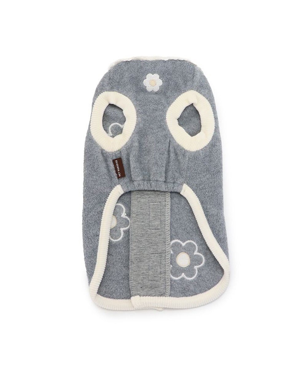 PET PARADISE ペットパラダイス 背中開き ベスト 《お花 アップリケ》 小型犬 