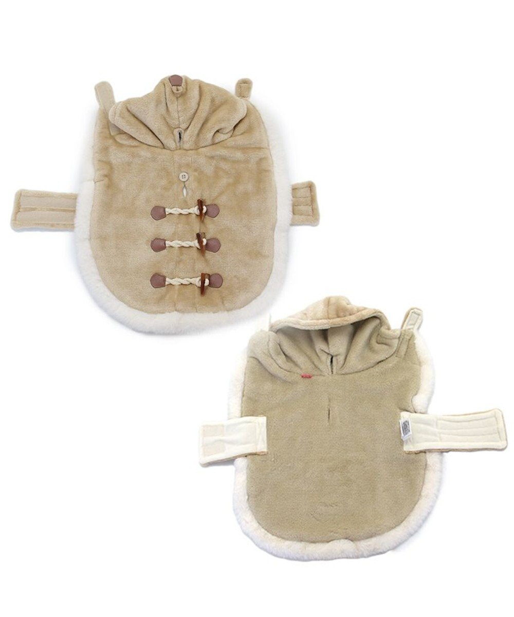 PET PARADISE ペットパラダイス ダッフルポンチョ 《ホワイト》 小型犬 