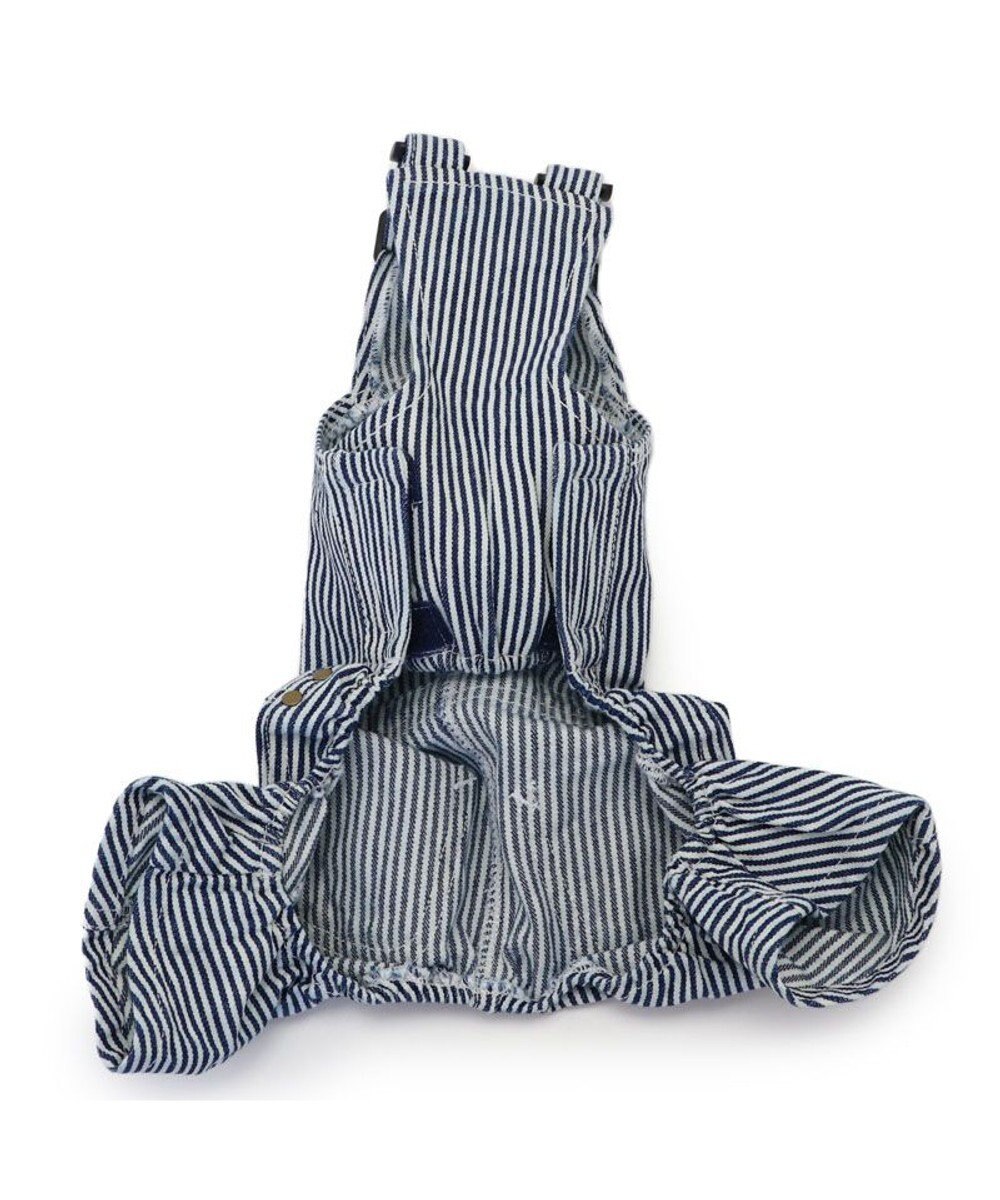 PET PARADISE Lee ヒッコリー オーバーオール  小型犬