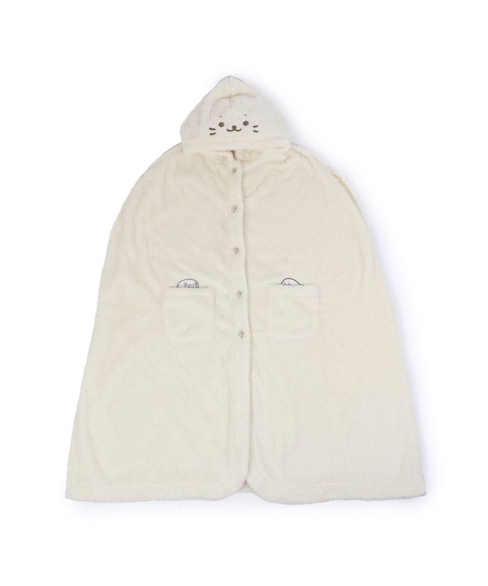 Mother garden あったか 袖なしケープ 《しろたん＆羊》レディース フリーサイズ 