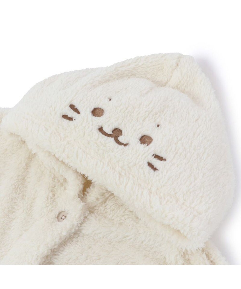 Mother garden あったか 袖なしケープ 《しろたん＆羊》レディース フリーサイズ 