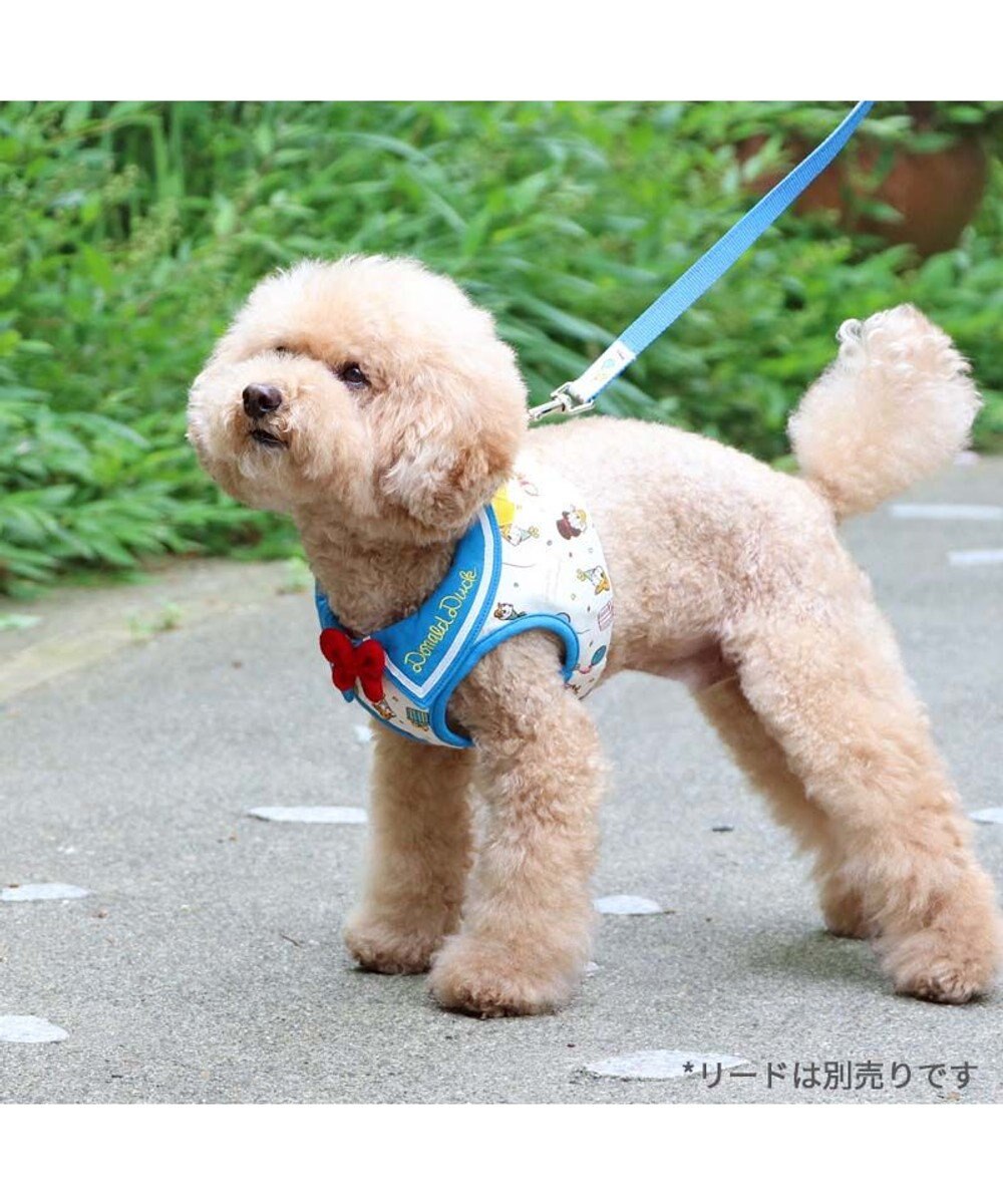 PET PARADISE ディズニー ドナルドダック 90周年 ベストハーネス SS 《パーティー柄》 小型犬