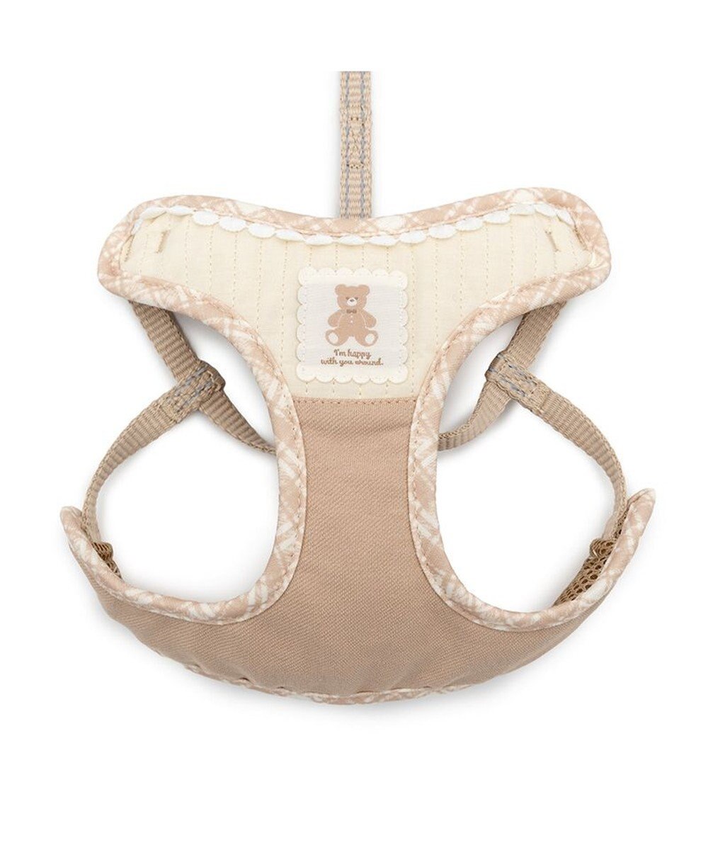 PET PARADISE ペットパラダイス くまちゃん リード付きハーネス 《チェック柄》 ４Ｓ/３Ｓ 