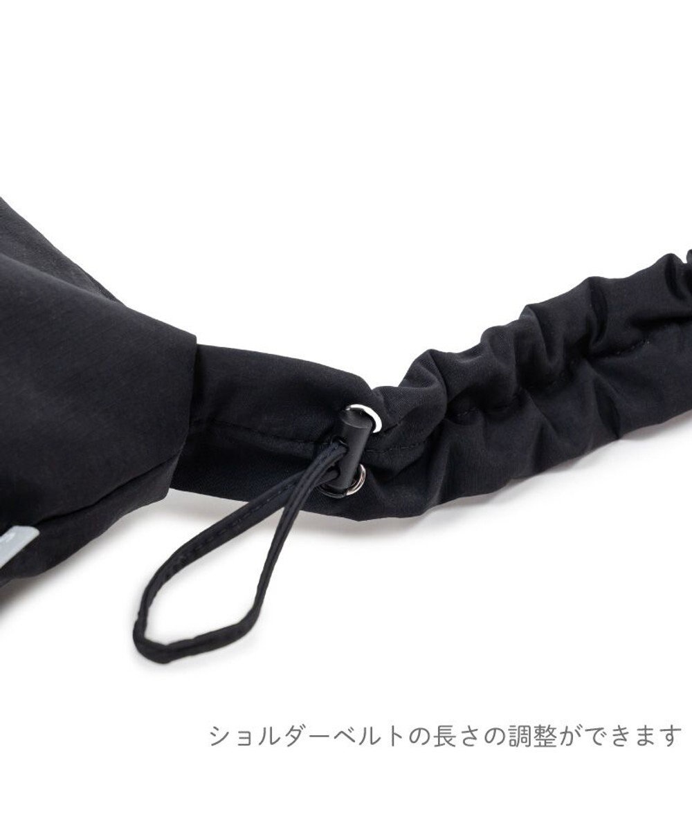 Mother garden しろたん ドロストショルダーバッグ 《ブラック》 