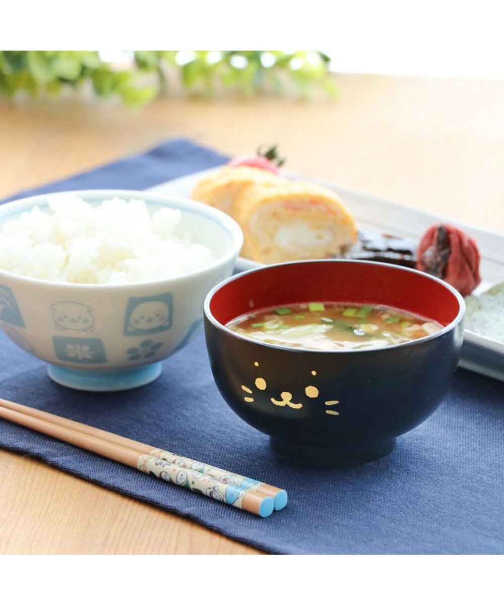 Mother garden しろたん 汁椀 顔ぼん《小》 300mL 電子レンジ対応 食洗器対応 日本製 