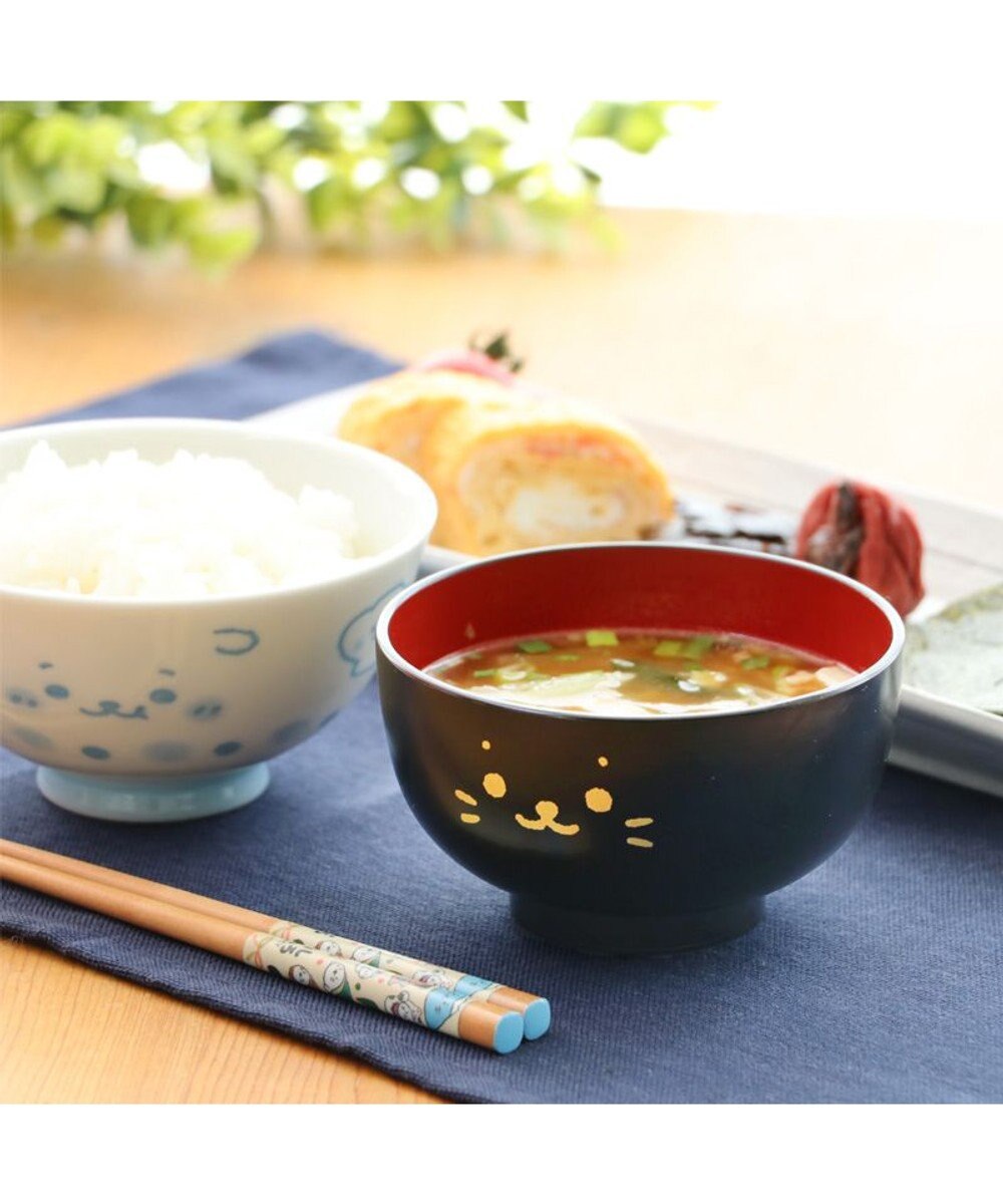 Mother garden しろたん 汁椀 顔ぼん《小》 300mL 電子レンジ対応 食洗器対応 日本製 