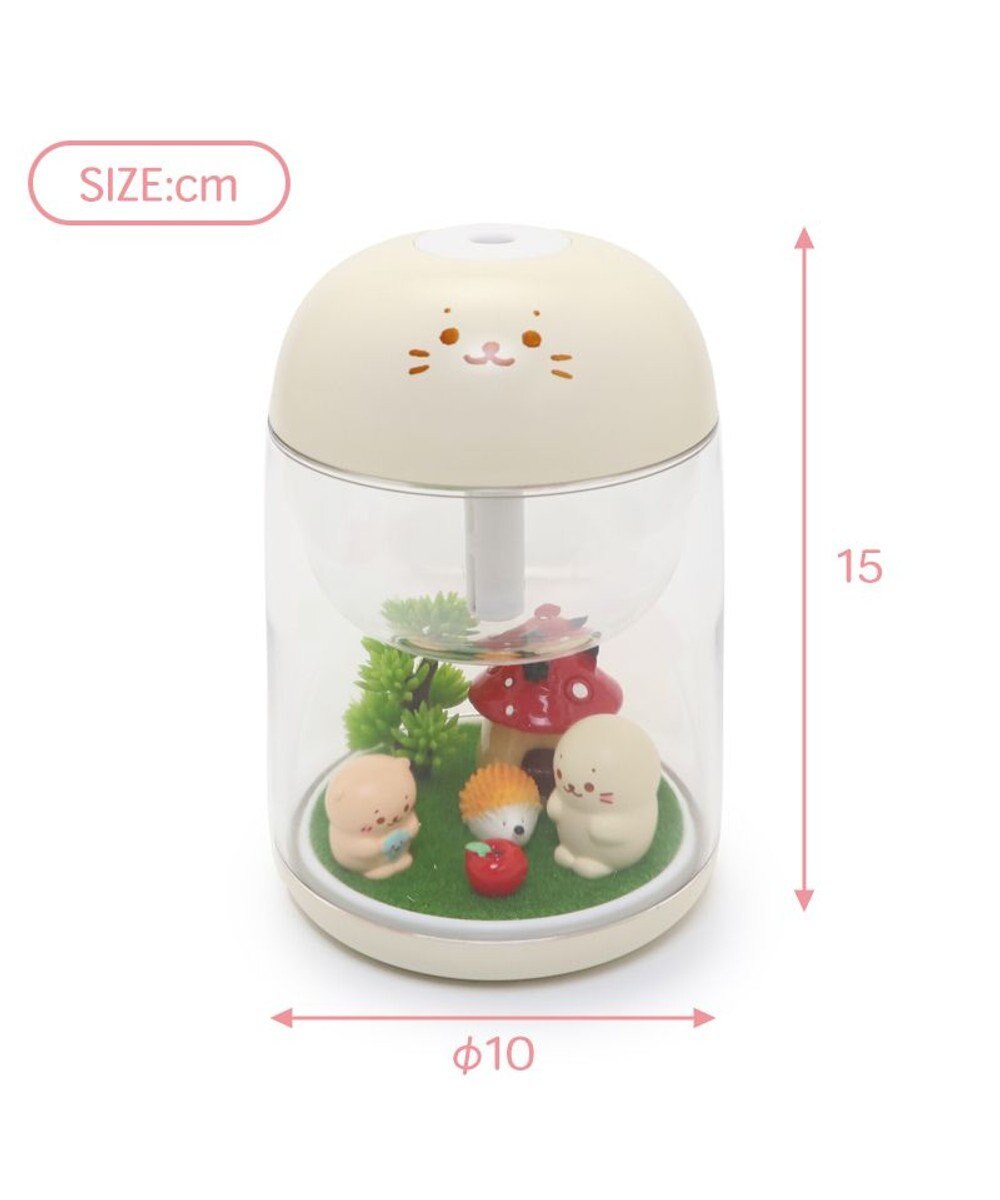Mother garden しろたん 加湿器 卓上 USB しろたん&らっこいぬ お友達 卓上加湿器
