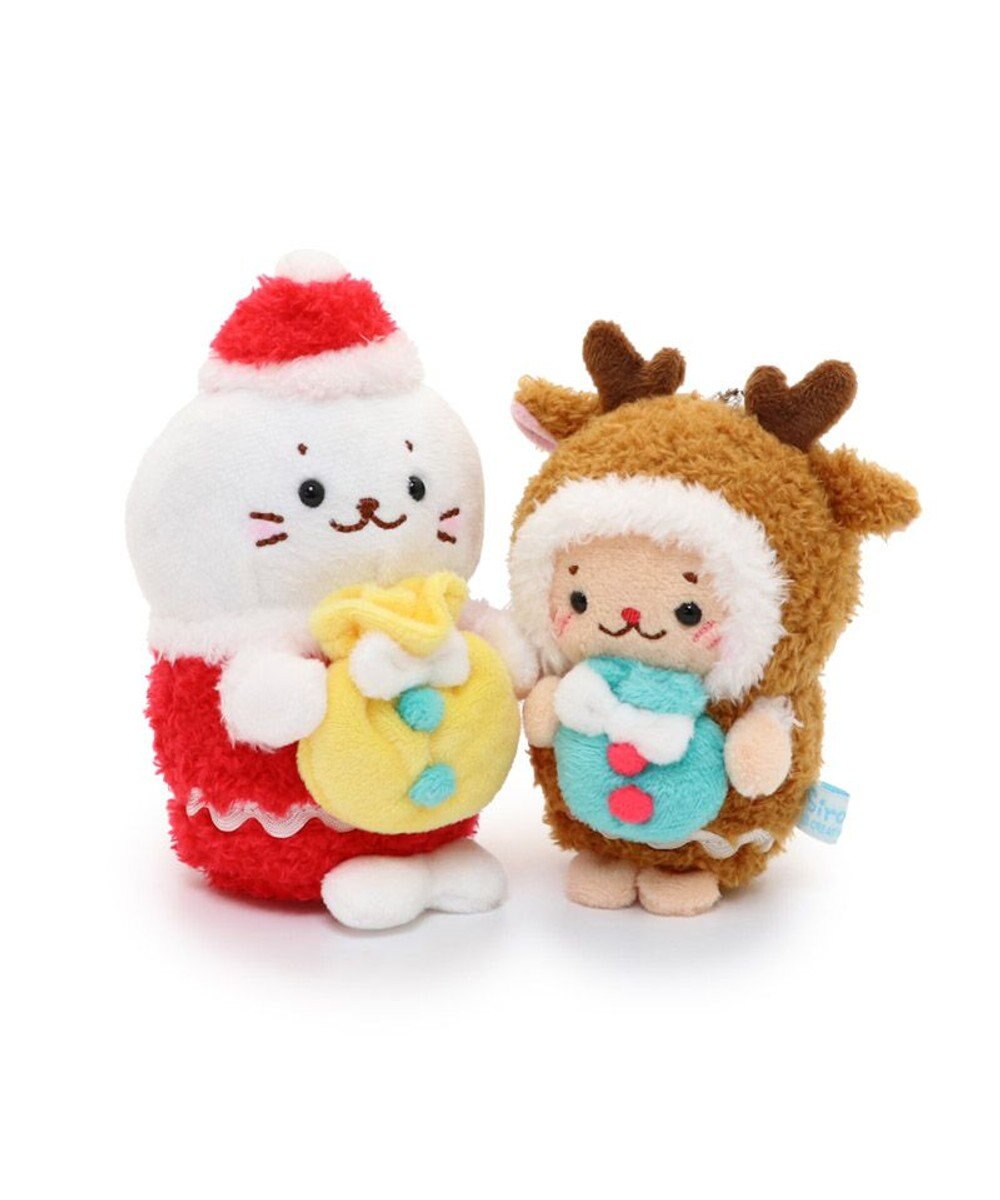 Mother garden しろたん お座り サンタクロース キーホルダー 9cm 