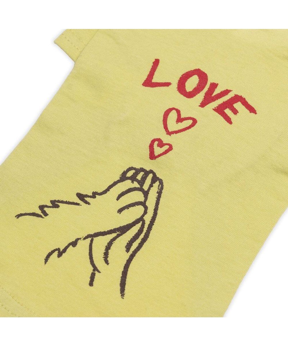 PET PARADISE ペットパラダイス Mai Kuraki　LOVE  ペットTシャツ 《イエロー》 中型犬 
