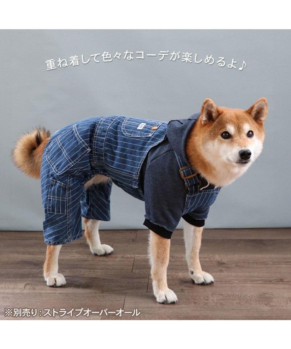 PET PARADISE Lee カットオフ パーカー 《ネイビー》 中型犬 大型犬 