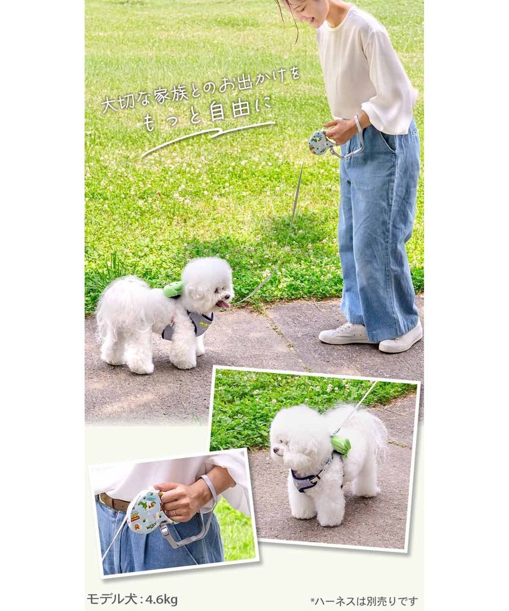 PET PARADISE ディズニー トイ・ストーリー 伸縮リード 《雲柄》 