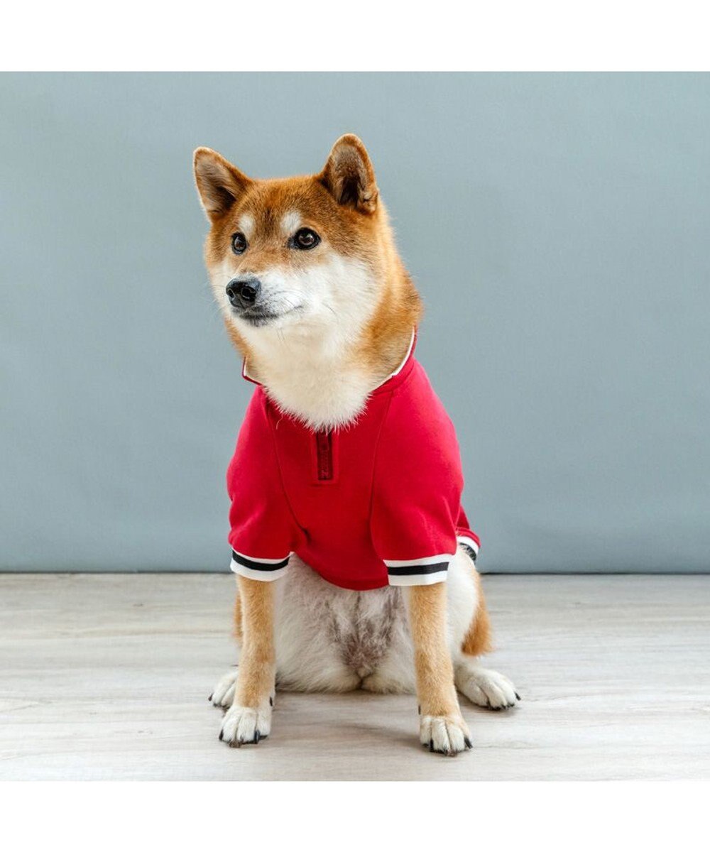 PET PARADISE Lee ジップUP トレーナー 《レッド》 中型犬 大型犬 