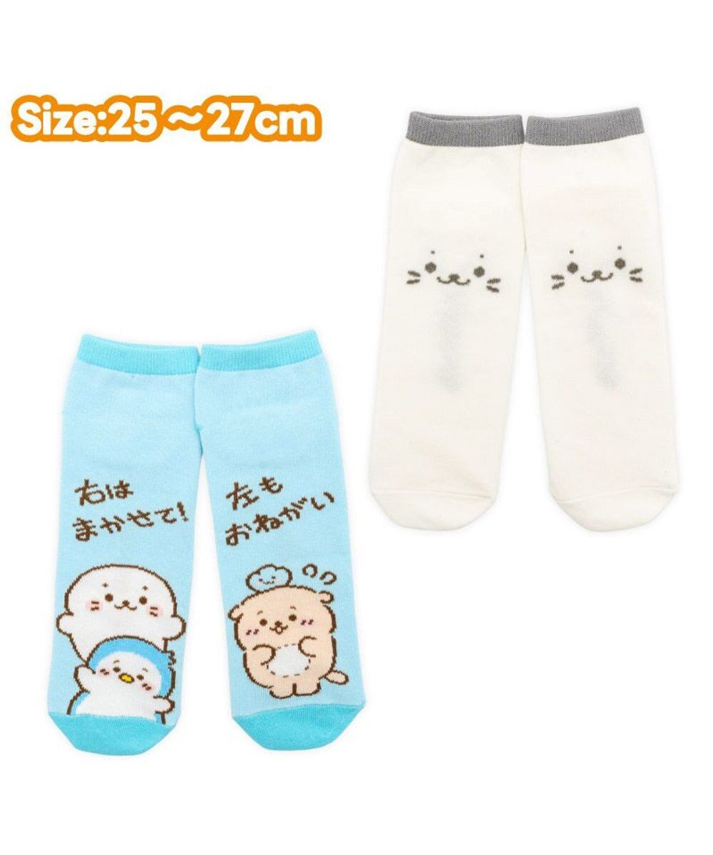 Mother garden しろたん スニーカー丈ソックス 2足セット 《顔ぼん・まかせておねがい》 25～27cm 