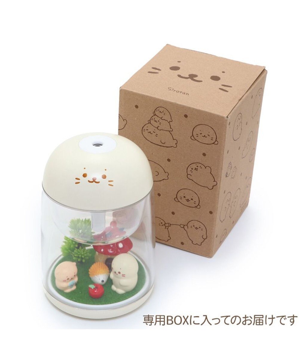 Mother garden しろたん 加湿器 卓上 USB しろたん&らっこいぬ お友達 卓上加湿器