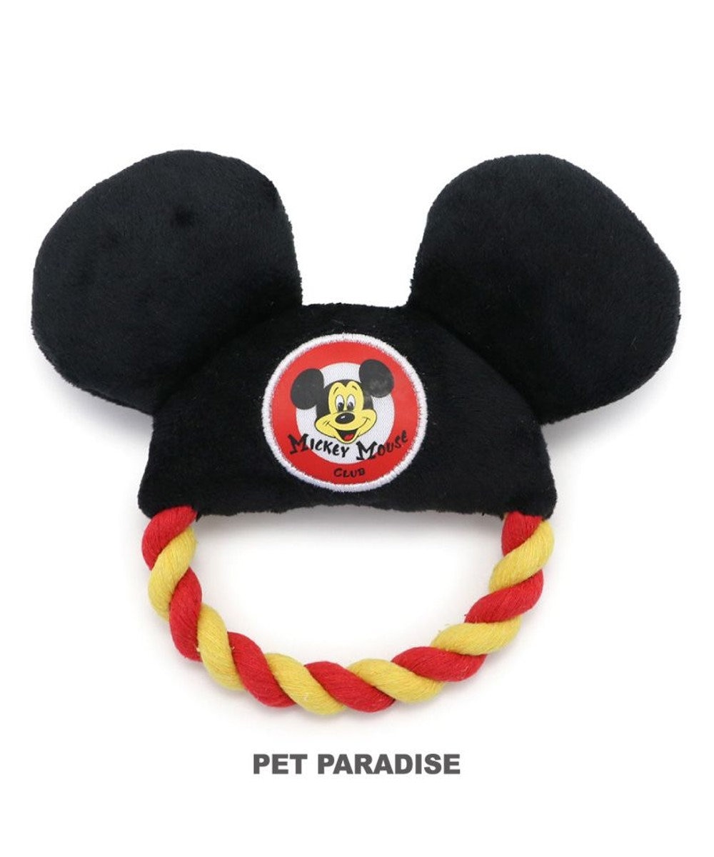 PET PARADISE ディズニー ミッキーマウス ロープ おもちゃ 《クラブ》 黒