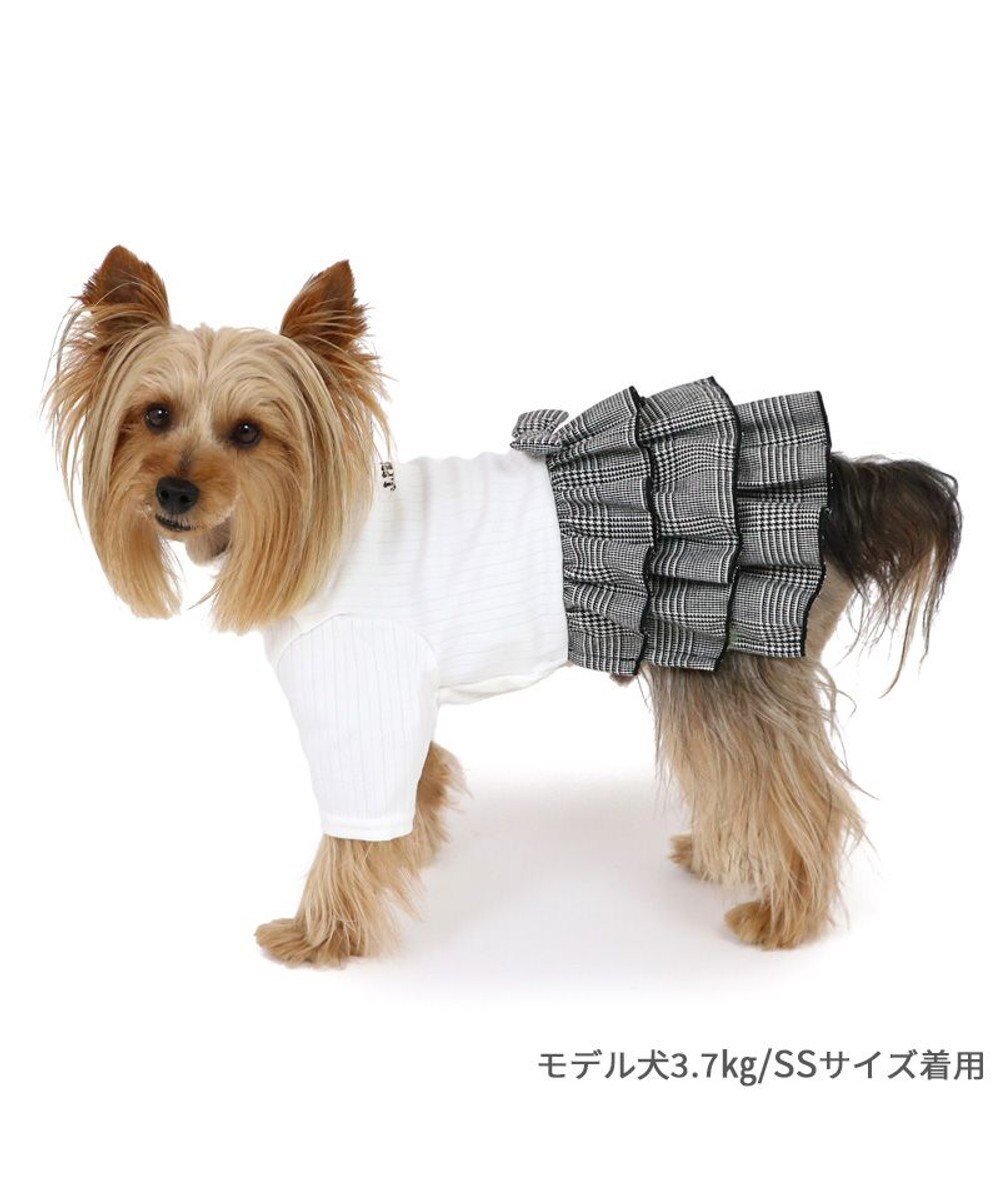 PET PARADISE J.PRESS スカート つなぎ 《グレンチェック》 小型犬 