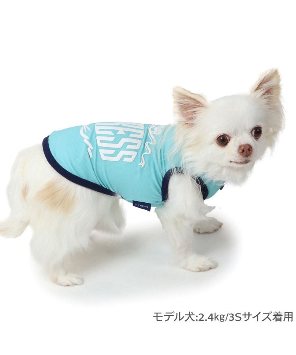 PET PARADISE J.PRESS エコメイド ロゴ タンクトップ 《ブルー》 小型犬 