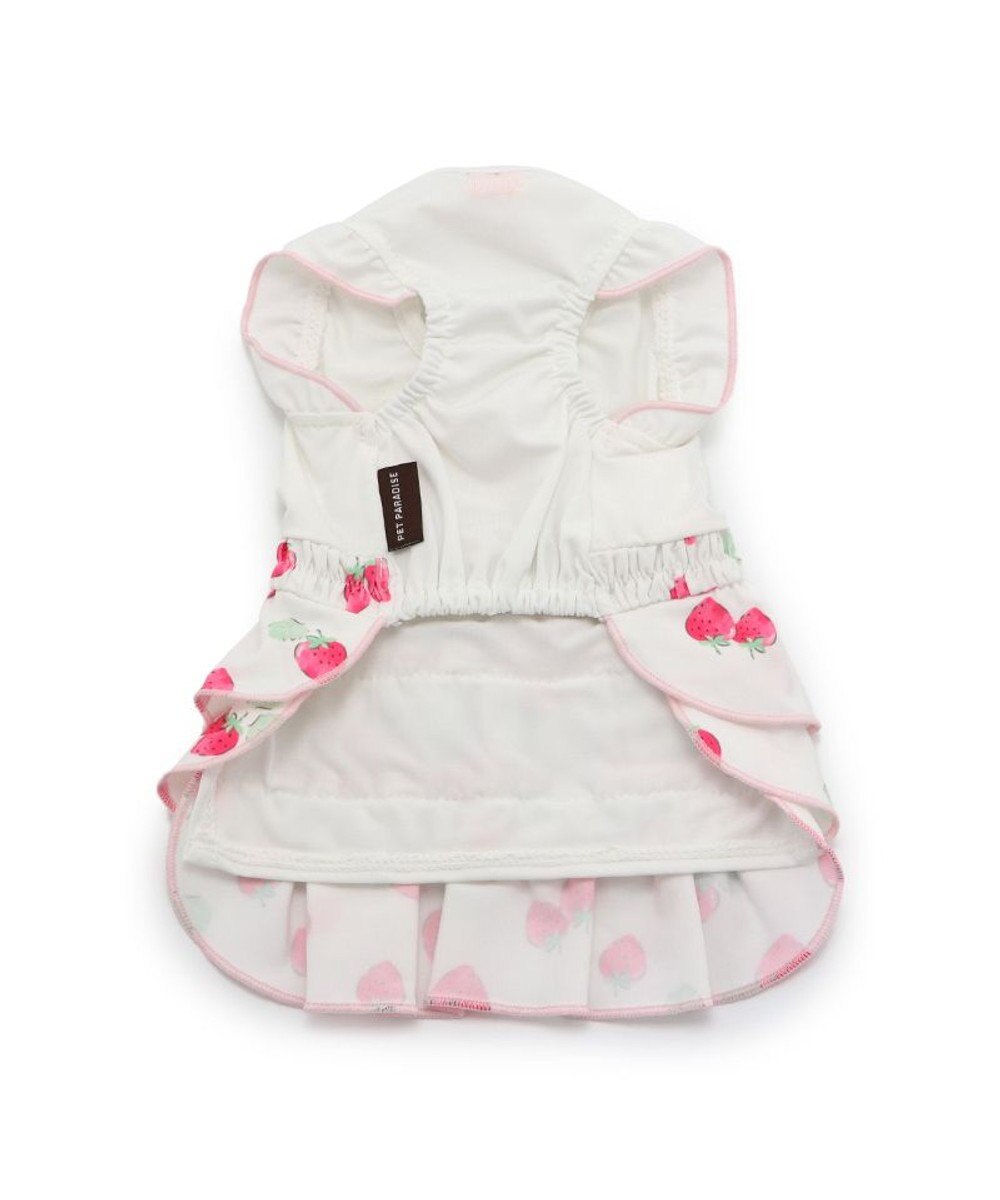 PET PARADISE 犬の服 春夏 ひんやり クール 接触冷感 虫除け 苺 ワンピース 【小型犬】クールマックスエコメイド 