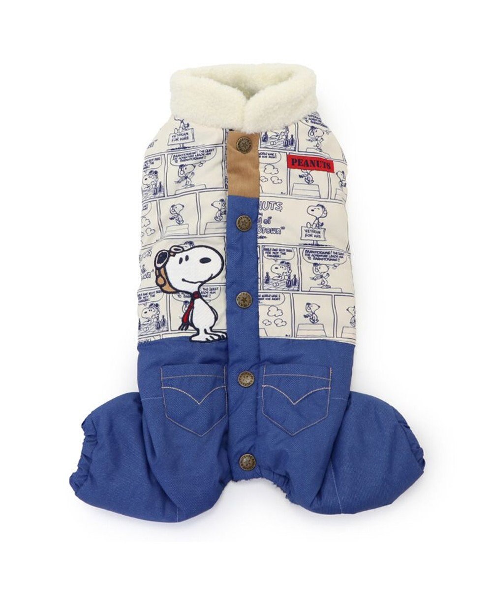 PET PARADISE スヌーピー 遠赤外線 フライングエース 綿入りエアオール 中型犬 大型犬 