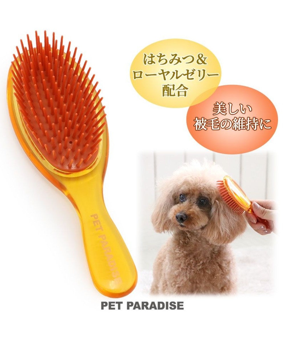 PET PARADISE ペットパラダイス ハニーブラシ  国産 茶系