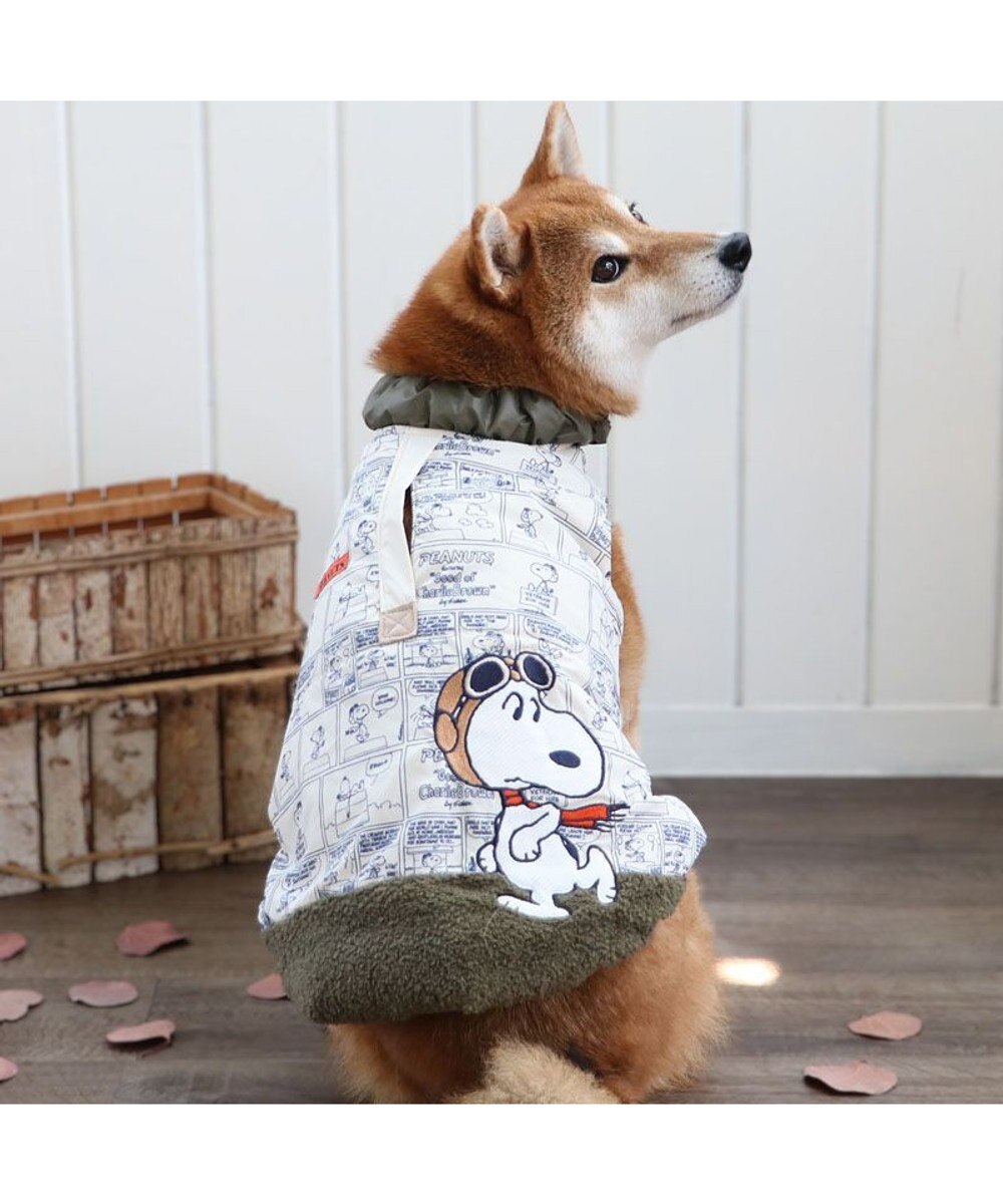 PET PARADISE スヌーピー エアベスト  フライングエース 《 ホワイト》 中型犬 大型犬 