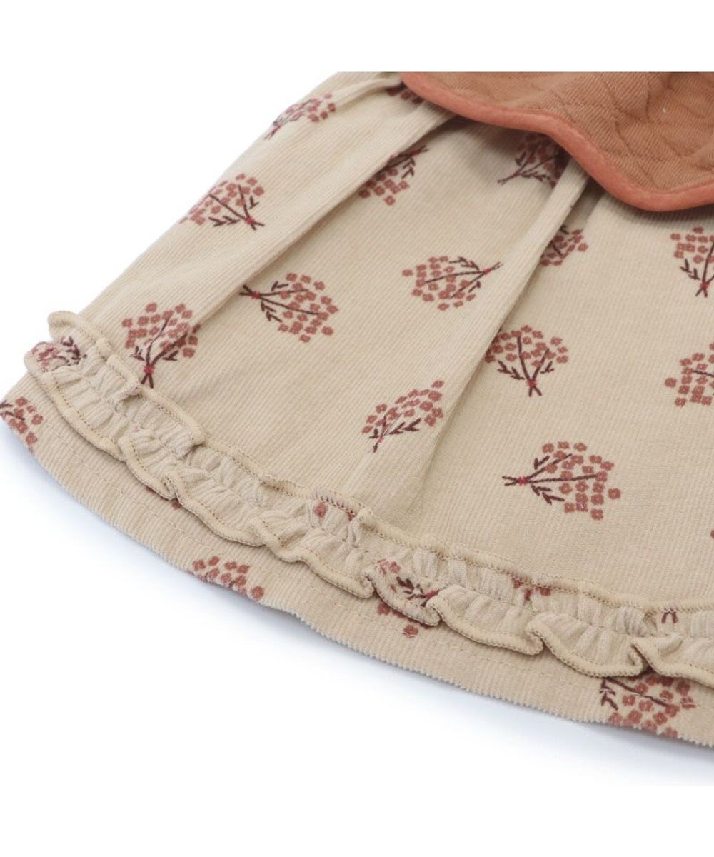 PET PARADISE ペットパラダイス キルトベスト付きワンピース 《ベージュ》 超小型犬 小型犬 