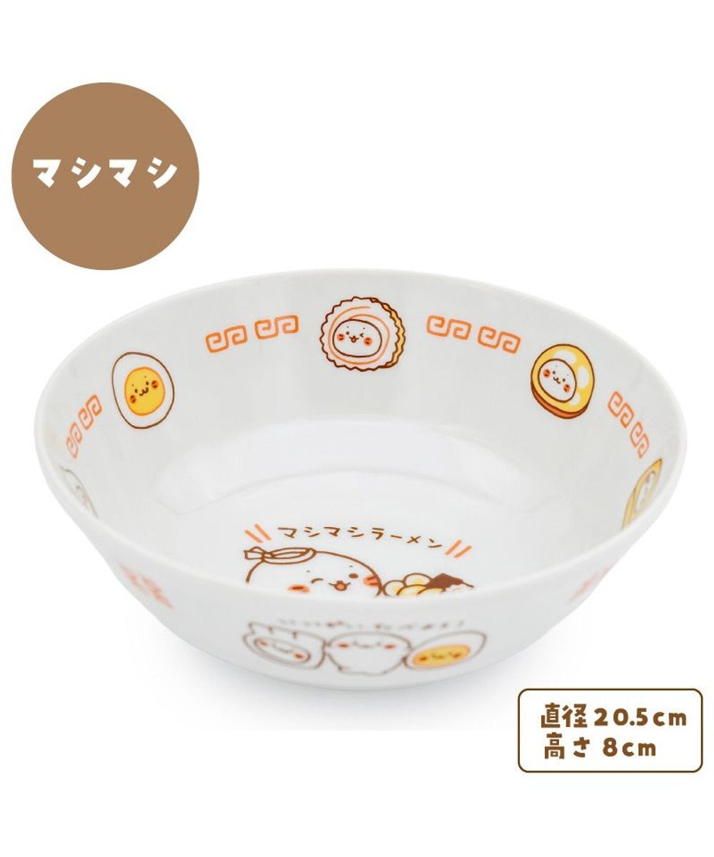 Mother garden しろたん ラーメンどんぶり 《マシマシ》 径20.5cm 
