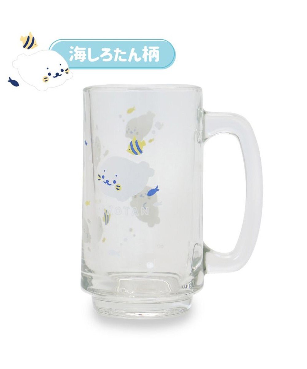 Mother garden しろたん ジョッキ 350mL《海しろたん柄/お食事処柄/うまい！もう一杯 おかわりおまち～！柄》 