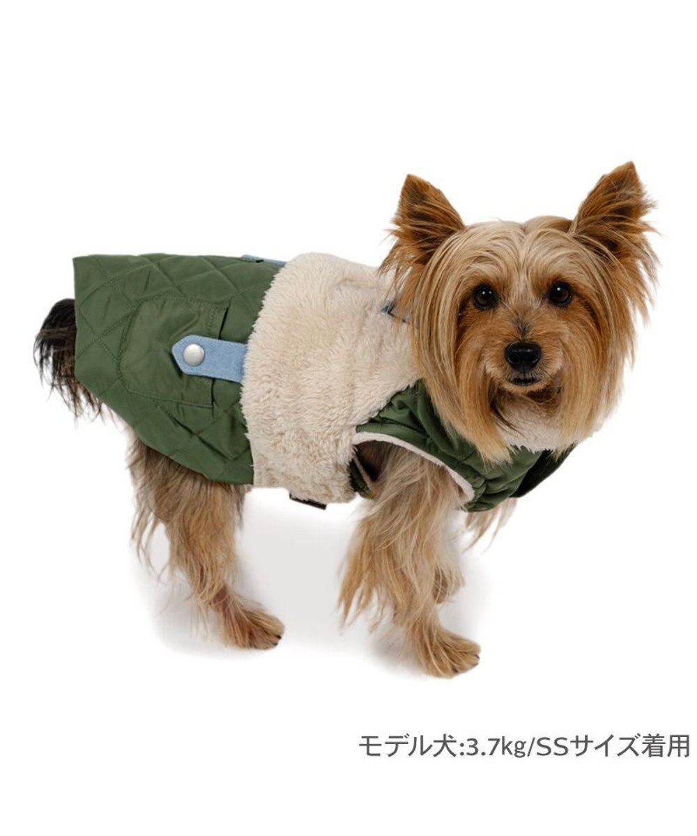 PET PARADISE ペットパラダイス  遠赤外線 ボアキルティング  ベスト 小型犬