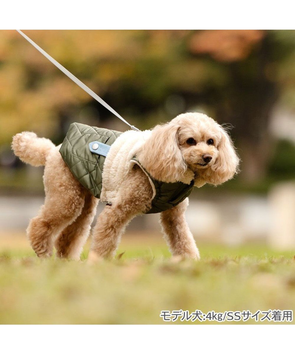 PET PARADISE ペットパラダイス  遠赤外線 ボアキルティング  ベスト 小型犬