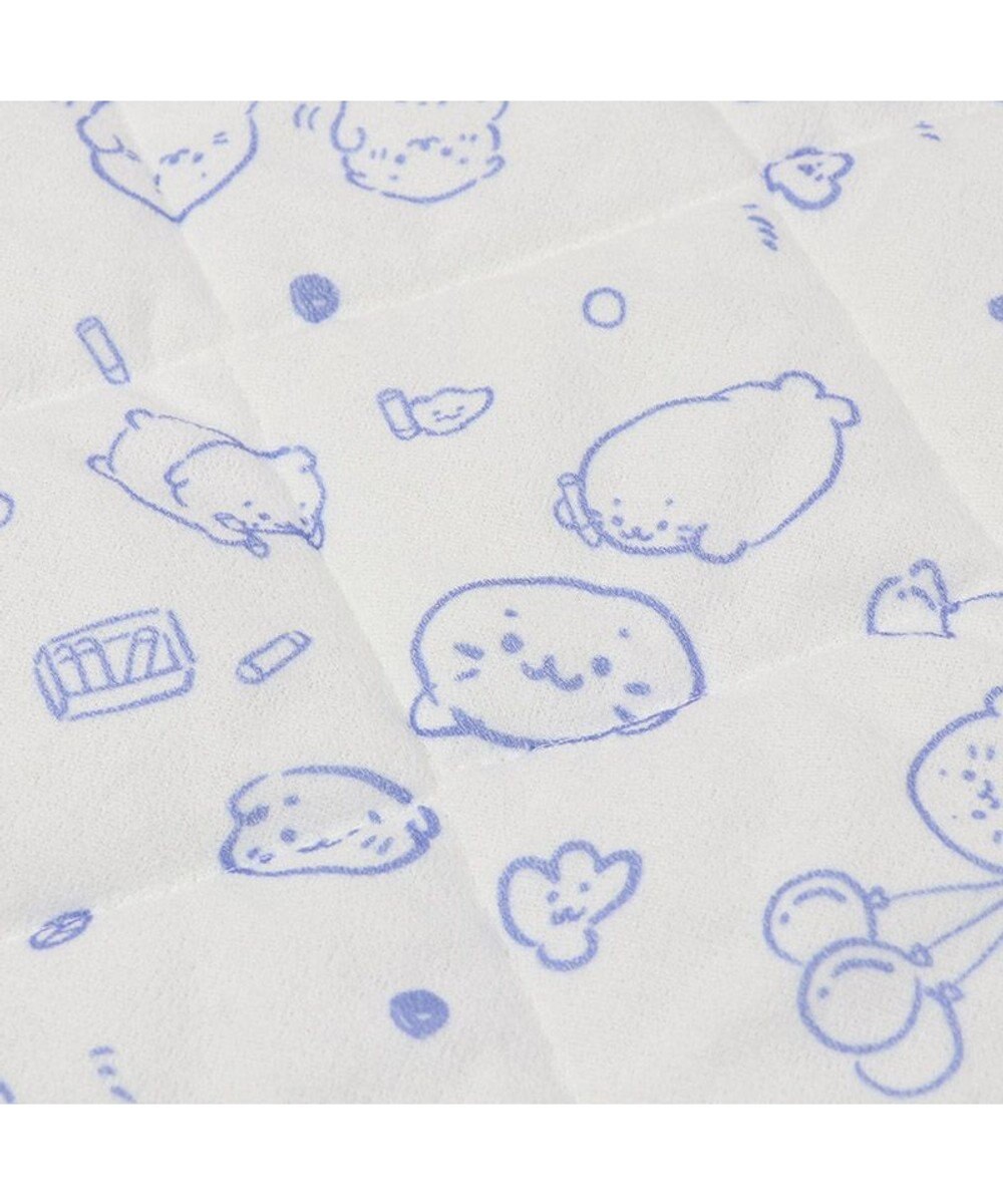 Mother garden しろたん 枕パッド 35×50cm 《のんびりライフ柄》 まくらカバー  パイル生地 