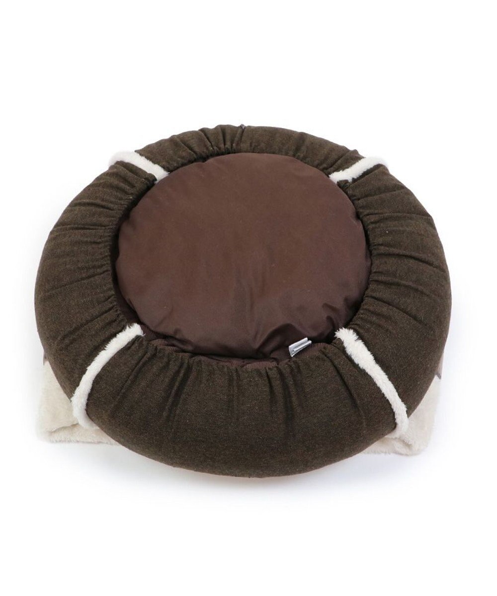 PET PARADISE ペットパラダイス 丸型寝袋 遠赤外線 《チェック柄》 60cm 