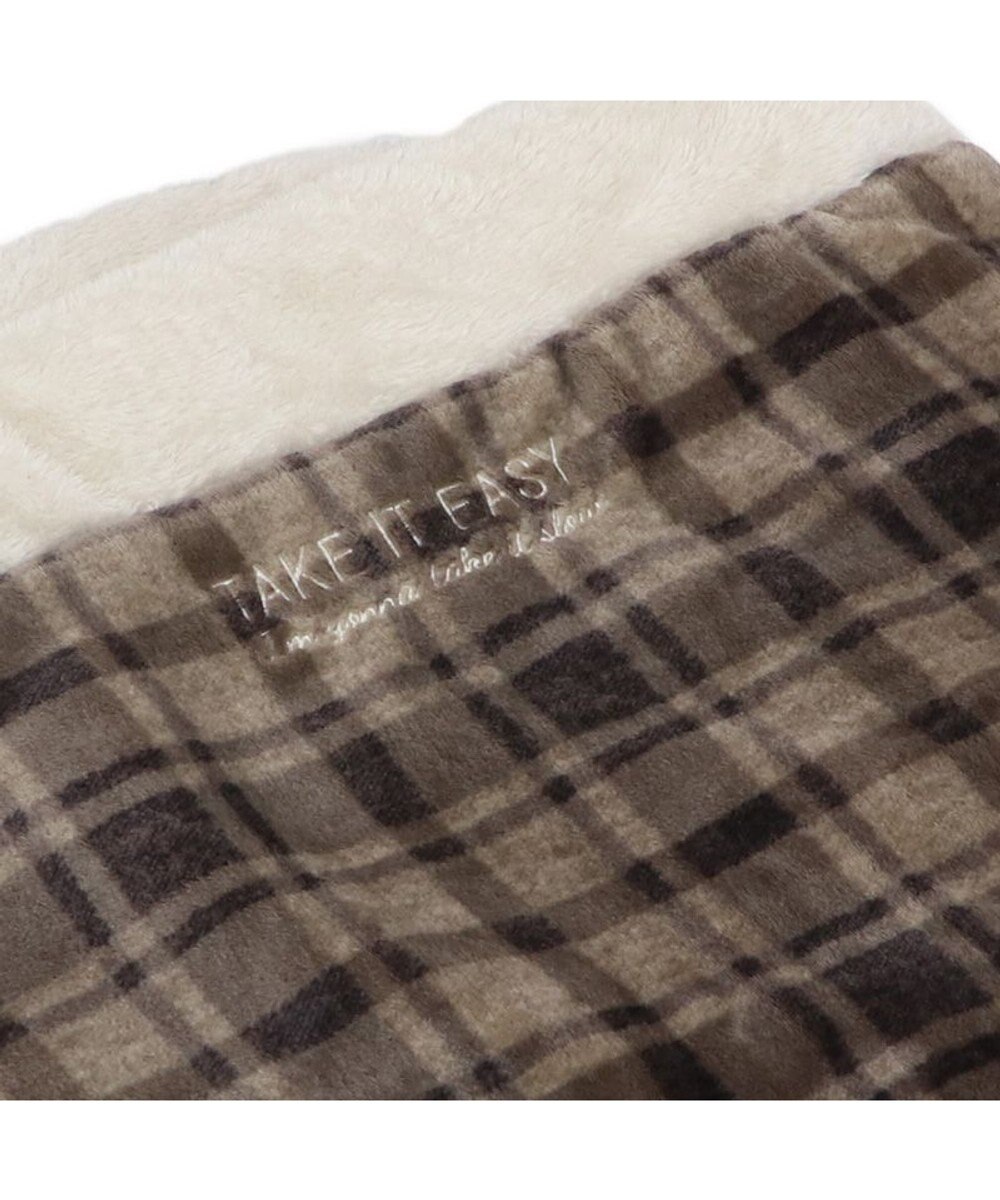 PET PARADISE ペットパラダイス 丸型寝袋 遠赤外線 《チェック柄》 60cm 