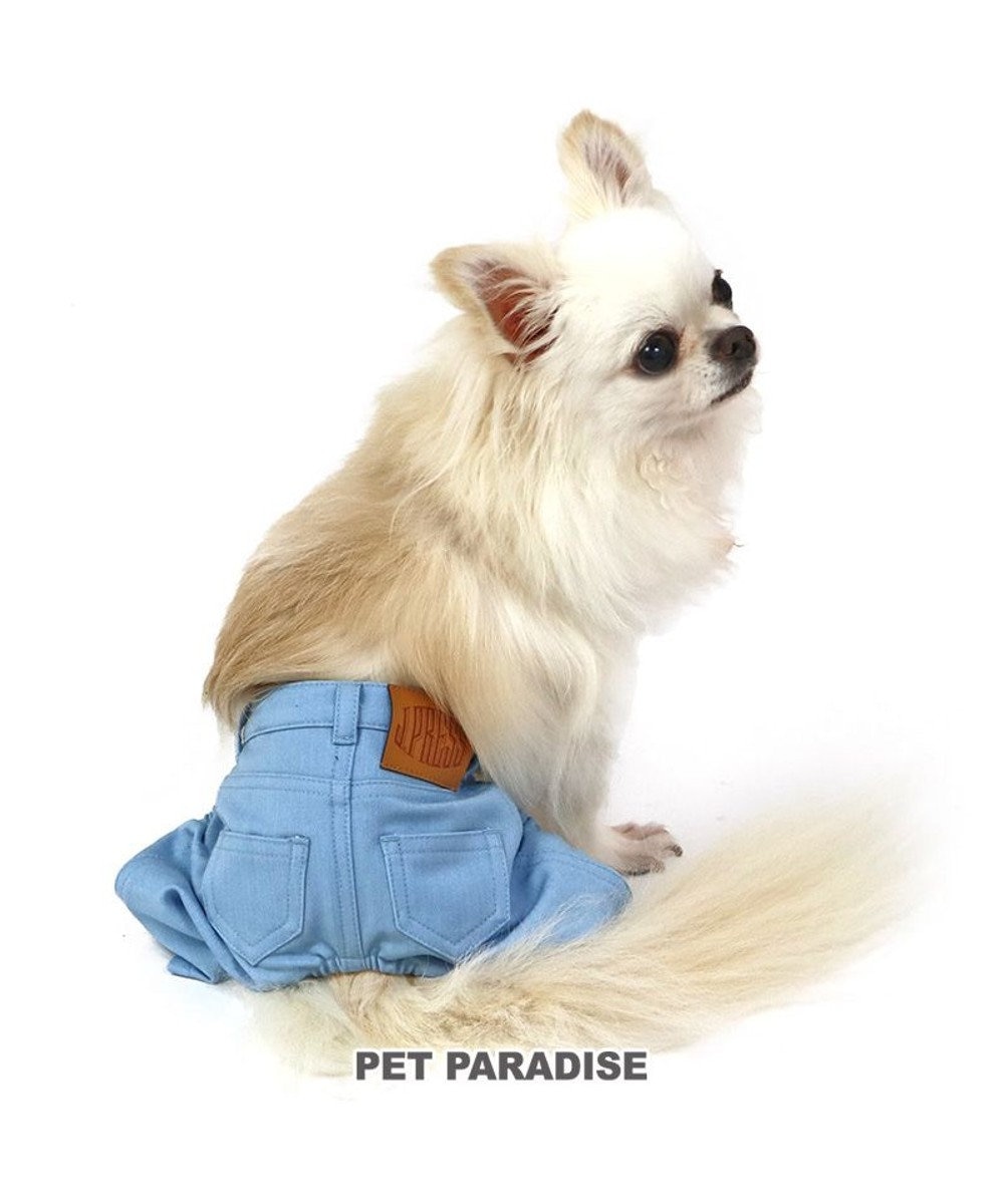 PET PARADISE J.PRESS ライトデニム パンツ 【小型犬】 水色