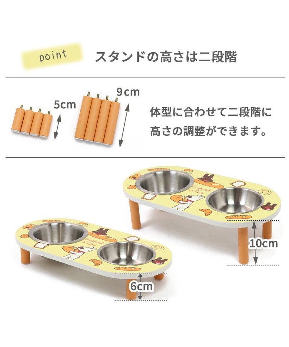 リサとガスパール フードボウル 《パン柄》, パン柄, -