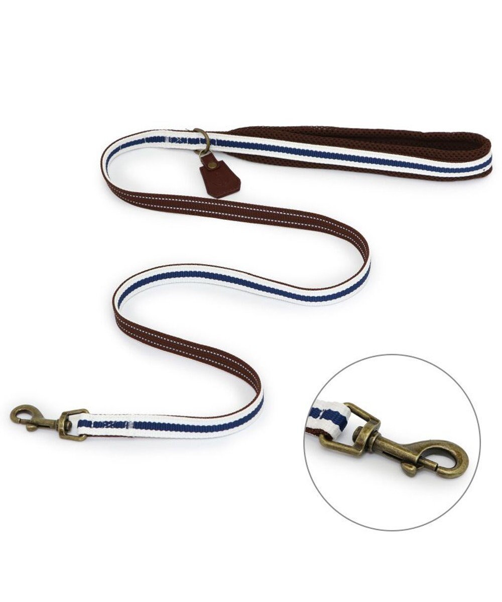 PET PARADISE ペットパラダイス ネイビー ライン入り リード ４Ｓ～３Ｓ 小型犬 