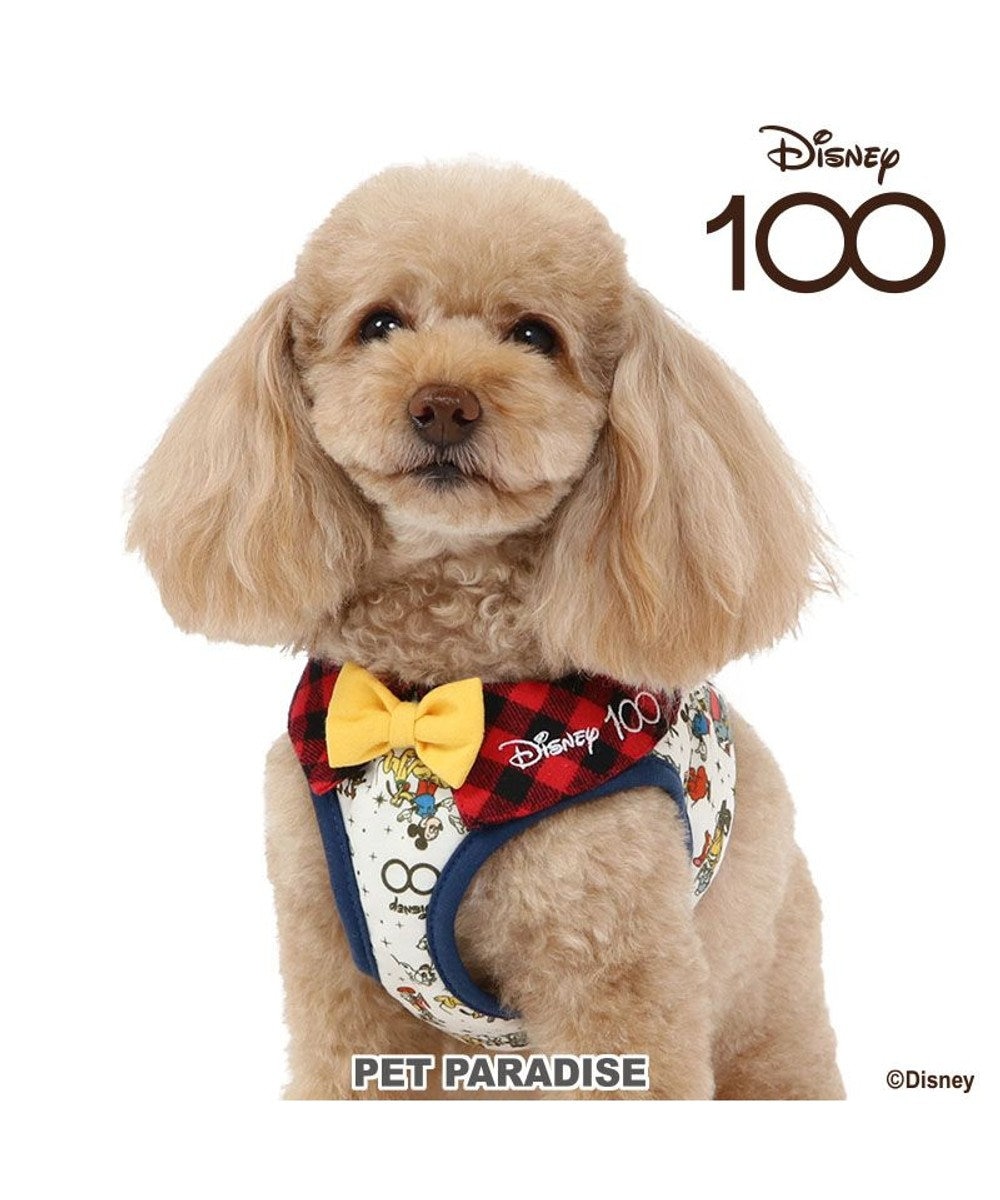 PET PARADISE ディズニー100周年限定 ベストハーネス【３Ｓ】【小型犬】 白~オフホワイト