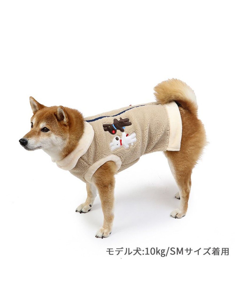 リサとガスパール 背開き ベスト 《ベージュ》 中型犬 / PET