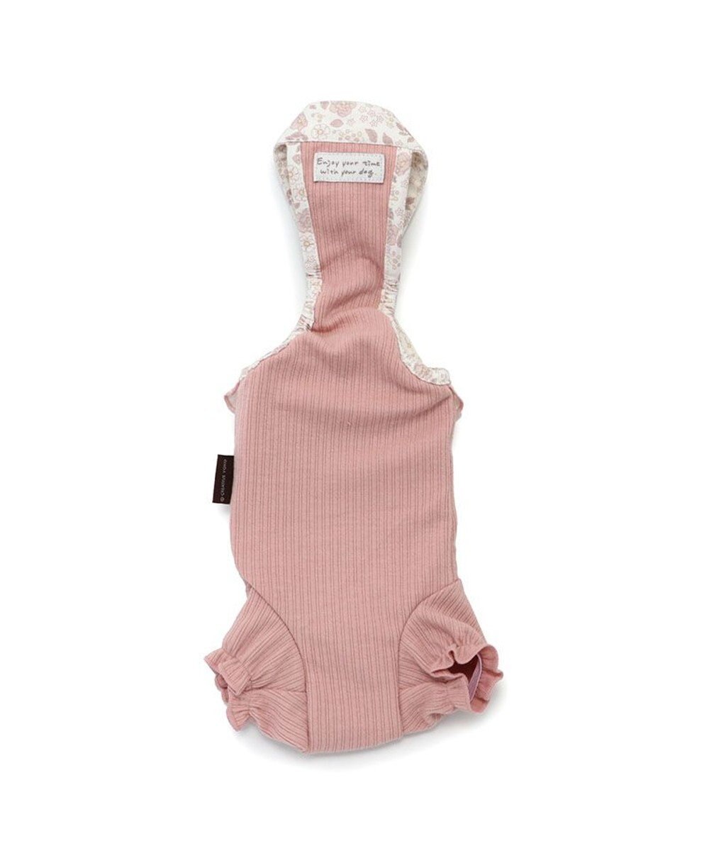 PET PARADISE 花柄 フリル マナーオール 【小型犬】 ピンク 