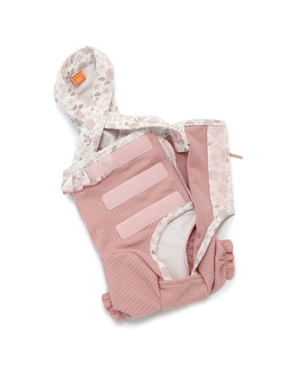 PET PARADISE 花柄 フリル マナーオール 【小型犬】 ピンク 