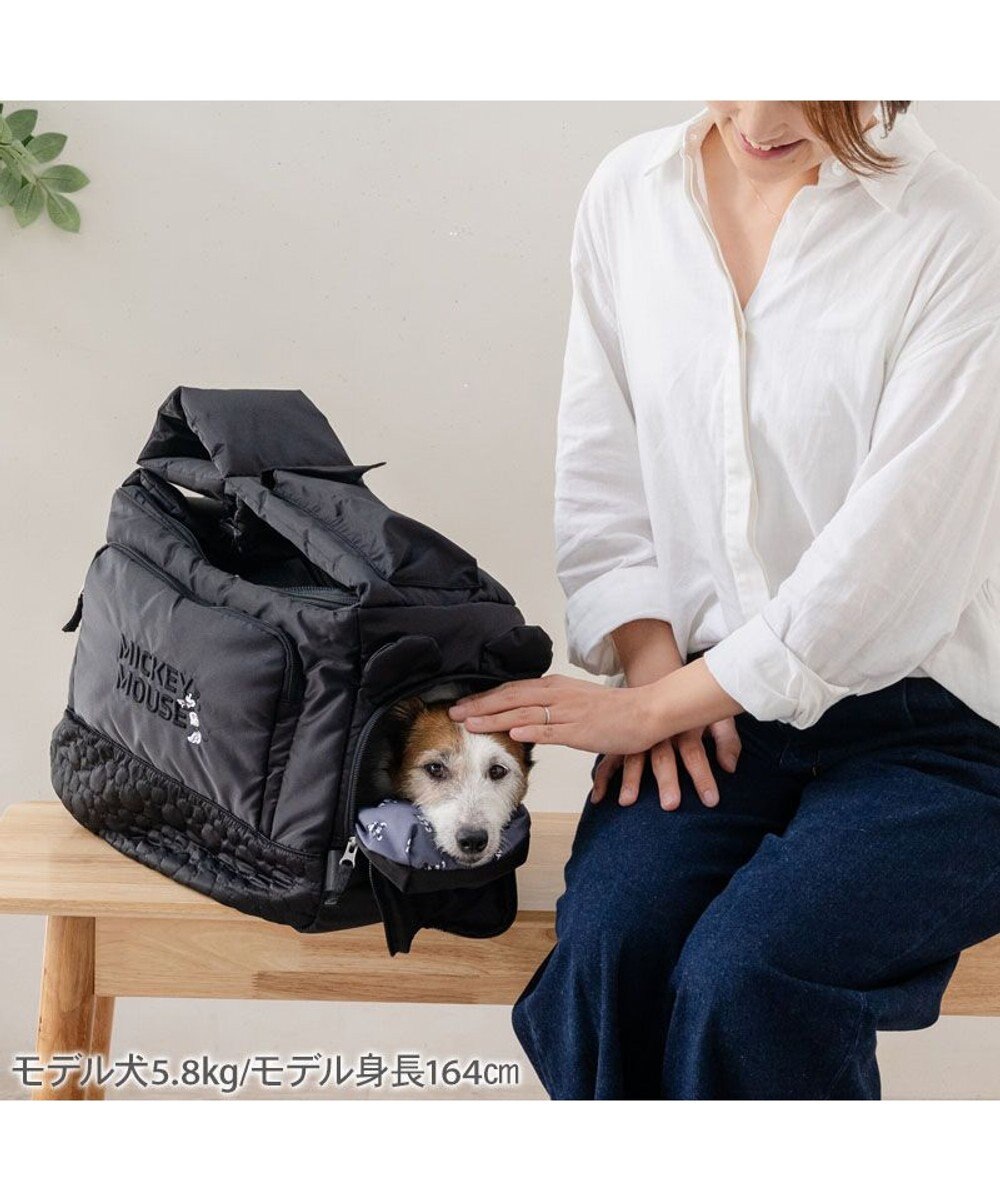 PET PARADISE ディズニー ミッキーマウス 白黒 スリングバッグ Ｍ 