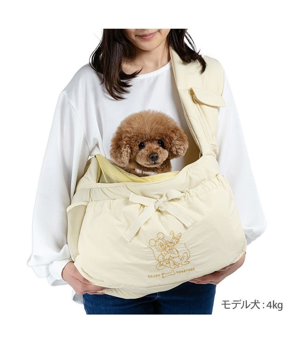 PET PARADISE ディズニー ミッキーマウス＆プルート 通気スリング Ｍ 小型犬  約4～8kg 